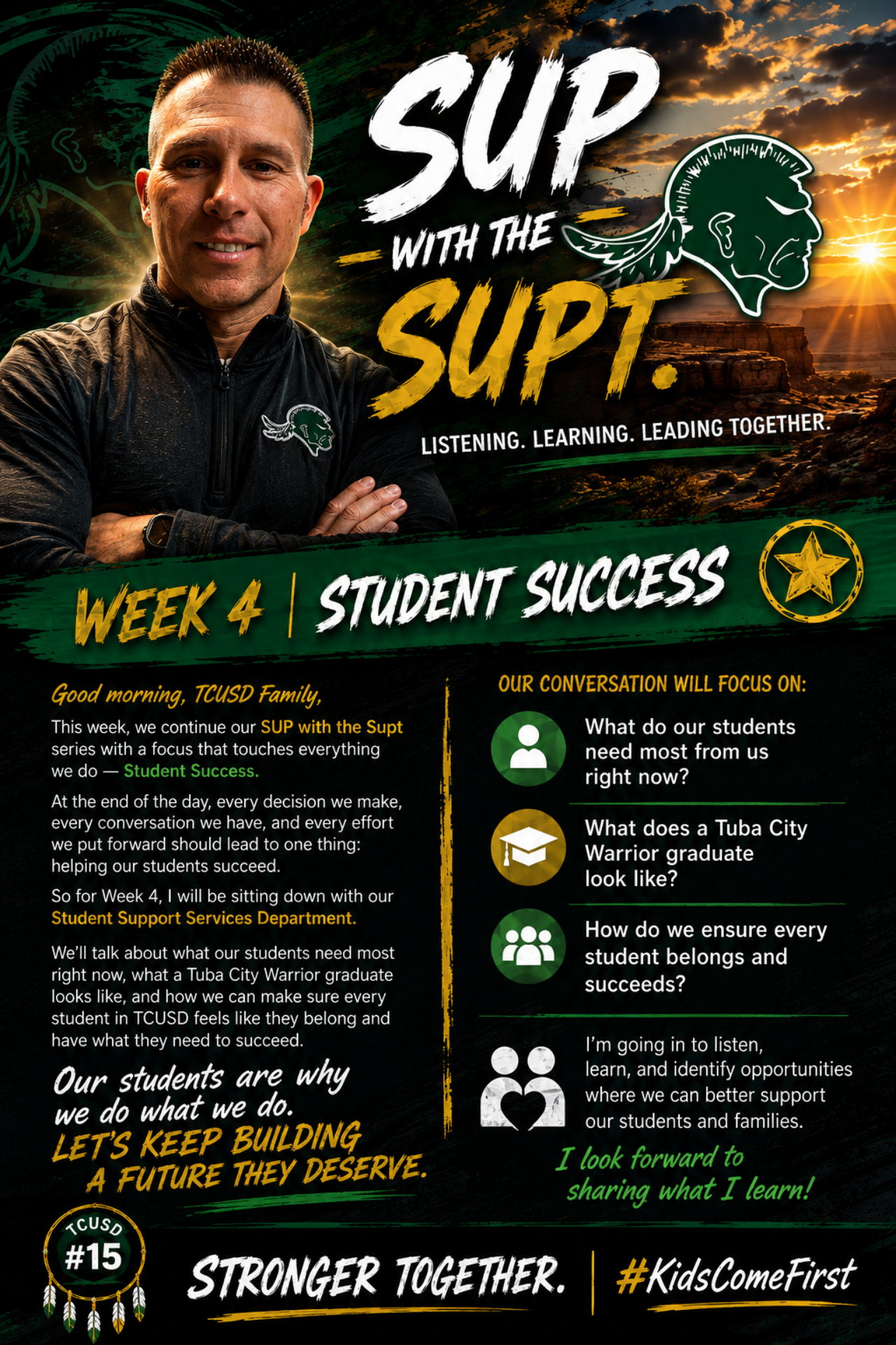 SUP With The Supt Week 4 